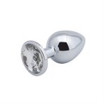 Banoch Buttplug Aurora Clear Large Metalen buttplug Diamant steen Wit 987101178