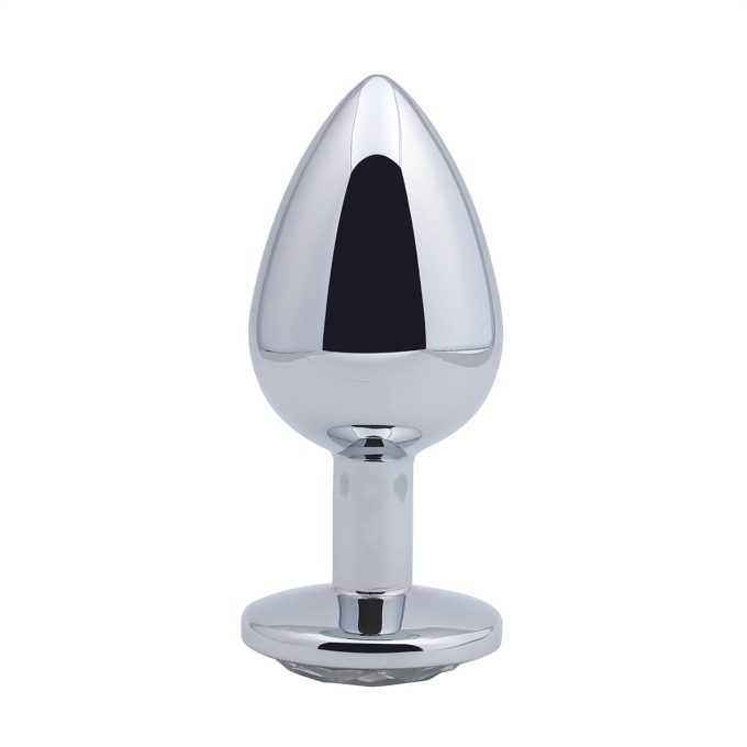 Banoch Buttplug Aurora Clear Large Metalen buttplug Diamant steen Wit 987101178 3