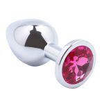 Banoch Buttplug Aurora Hot Pink Large Metalen buttplug Diamant steen Roze 987101510