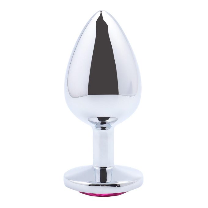 Banoch Buttplug Aurora Hot Pink Medium Metalen buttplug Diamant steen Roze 987101509 3