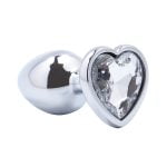 Banoch Buttplug Coeur Transparent Small Metaal Hart Diamant Steen 987101512