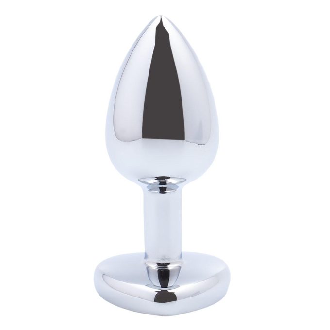 Banoch Buttplug Coeur Transparent Small Metaal Hart Diamant Steen 987101512 3