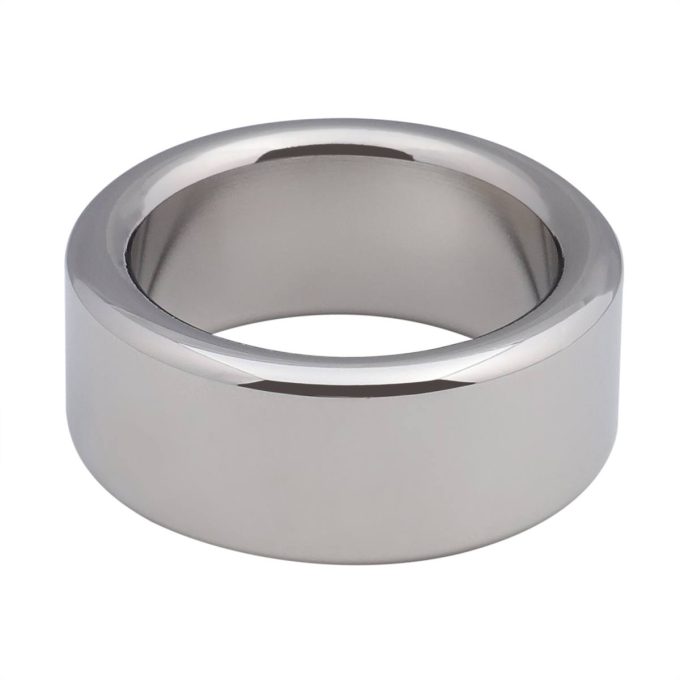 Banoch Glansring Thick brede metalen eikelring 2