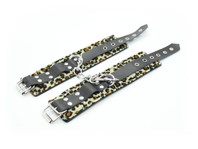 Banoch Handcuff tiger Handboeien tijgerprint Leer 987101378 3