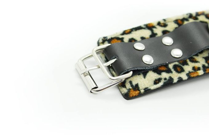 Banoch Handcuff tiger Handboeien tijgerprint Leer 987101378 4