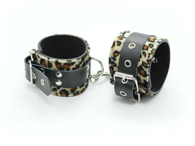 Banoch Handcuff tiger Handboeien tijgerprint Leer 987101378