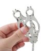 Banoch   Pinces de M.   Tepelklem   cloverclamps met ketting (3)