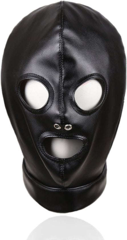 Banoch Zwart PU leren Masker BDSM 987101153 3 Banoch Zwart PU leren Masker BDSM 987101153 3