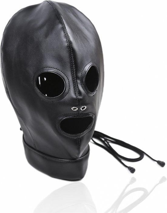 Banoch Zwart PU leren Masker BDSM 987101153 5 Banoch Zwart PU leren Masker BDSM 987101153 5