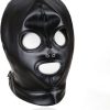 Banoch Zwart PU leren Masker BDSM 987101153 7 Banoch Zwart PU leren Masker BDSM 987101153 7