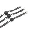 Banoch ballgag siliconen small zwart Ø 35 cm