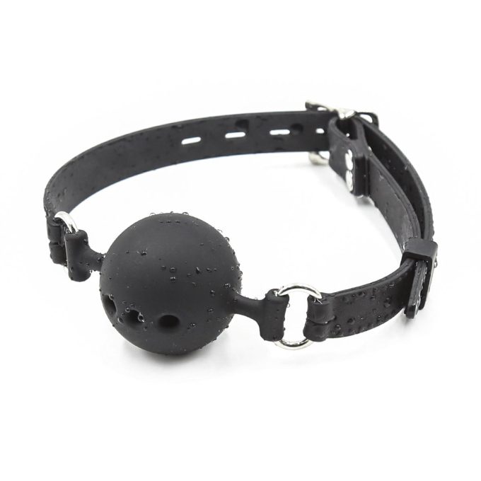 Banoch ballgag siliconen small zwart Ø 35 cm 3