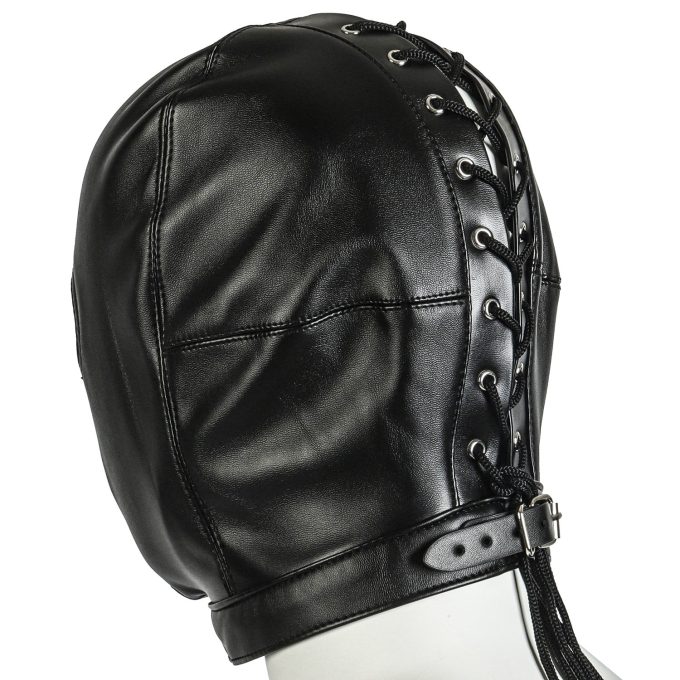 Banoch bondagemasker zwart imitatieleer 987101153 2 Banoch bondagemasker zwart imitatieleer 987101153 2