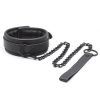 Banoch halsband van pu leer gevoerd zwart 987101335 2