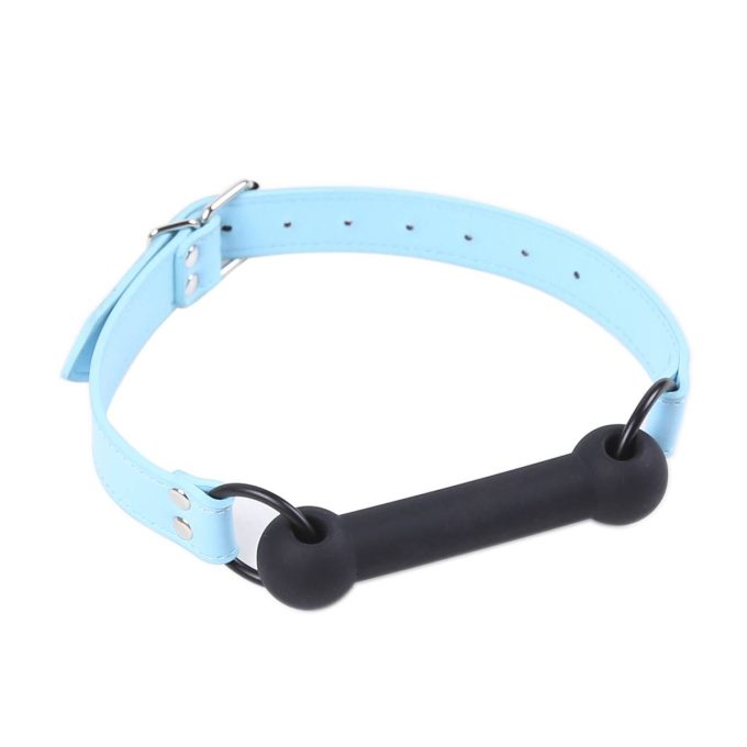 Banoch mondknevel recht siliconen blauw bit gag 987101354 2