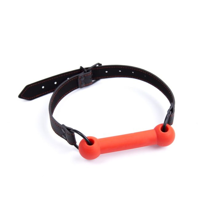 Banoch mondknevel recht siliconen rood bit gag 987101355 2