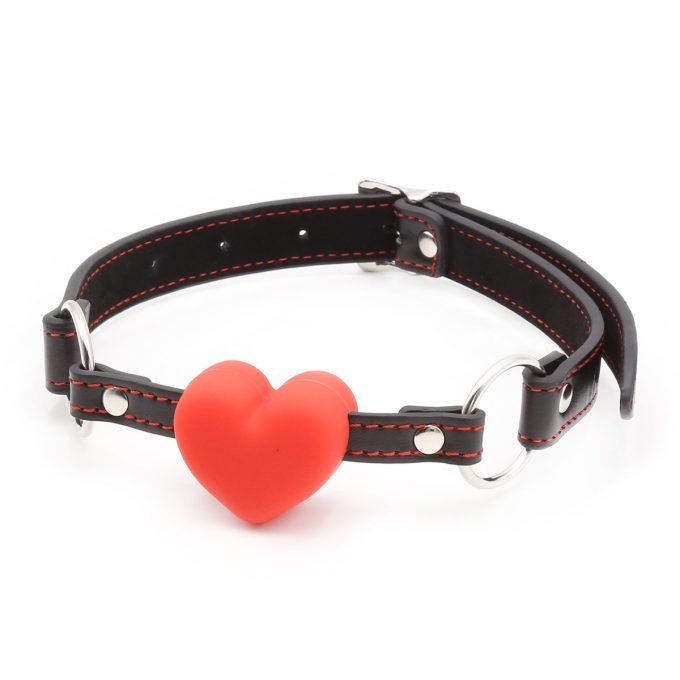 Banoch mouth gag siliconen hartje mondknevel hart 987101338 3
