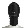 Banoch spandex hood black with zipper 987101302 1