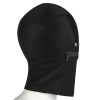 Banoch spandex hood black with zipper 987101302 2