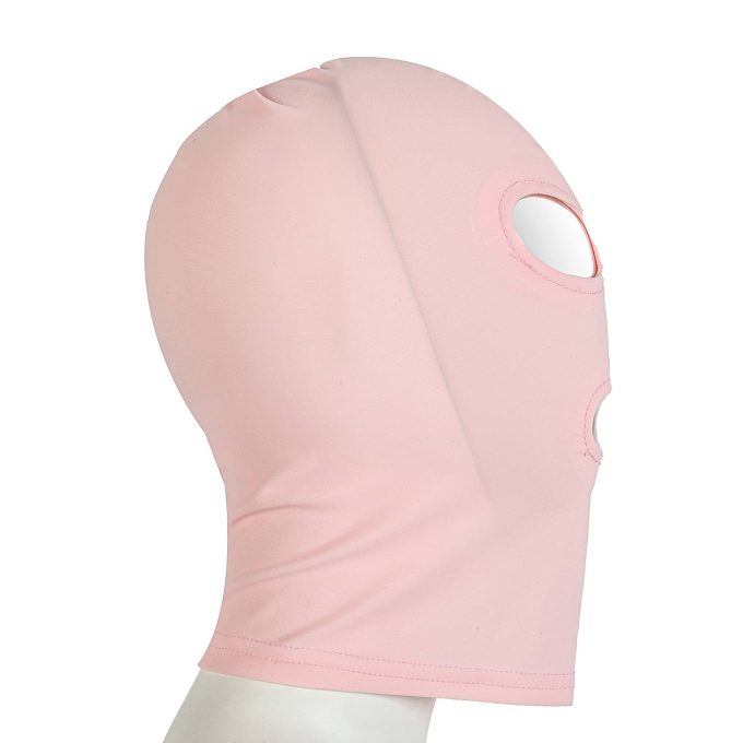 Banoch spandex pink hood bondage 3 hole 987101305 3 Banoch spandex pink hood bondage 3 hole 987101305 3
