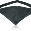 Banoch zacht zwart imitatieleer oogmasker 987101154