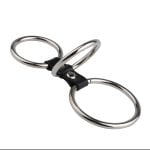 Banoch – Gates of hell 3 – Cockring metaal met Pu leer 50 mm 38 mm 987101149