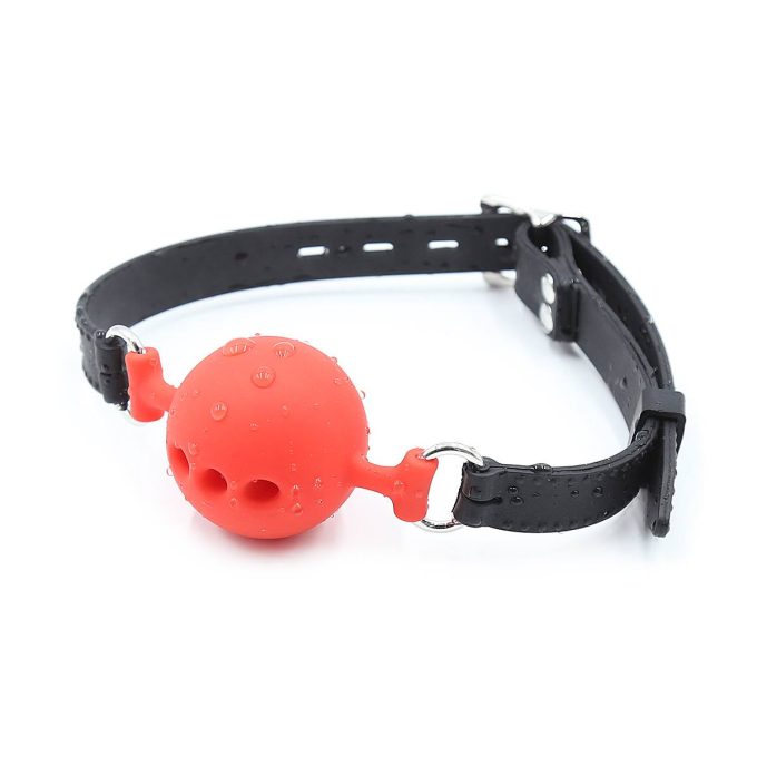 Banoch – ballgag siliconen small – rood Ø 35 cm 987101344 5