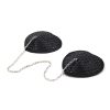 Pinch Attached heart Black hartvormige tepelkwastjes Zwart tepelversiering tepelsticker 987101407 8 Pinch Attached heart Black hartvormige tepelkwastjes Zwart tepelversiering tepelsticker 987101407 8