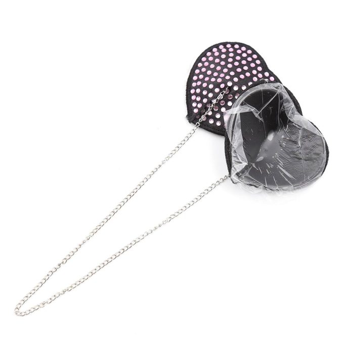Pinch Attached heart BlackClear hartvormige tepelkwastjes ZwartHelder tepelversiering tepelstickers 987101408 4 Pinch Attached heart BlackClear hartvormige tepelkwastjes ZwartHelder tepelversiering tepelstickers 987101408 4