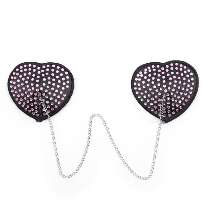 Pinch Attached heart BlackClear hartvormige tepelkwastjes ZwartHelder tepelversiering tepelstickers 987101408 5 Pinch Attached heart BlackClear hartvormige tepelkwastjes ZwartHelder tepelversiering tepelstickers 987101408 5