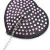 Pinch Attached heart BlackPink hartvormige tepelkwastjes ZwartRoze tepelversiering Pinch Attached heart BlackPink hartvormige tepelkwastjes ZwartRoze tepelversiering