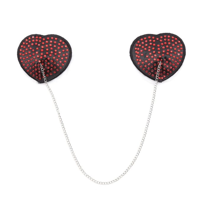 Pinch Attached heart BlackRed hartvormige tepelkwastjes ZwartRood tepelversiering tepelsticker 987101411 2 2 Pinch Attached heart BlackRed hartvormige tepelkwastjes ZwartRood tepelversiering tepelsticker 987101411 2 2