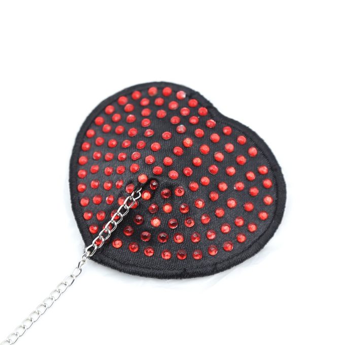 Pinch Attached heart BlackRed hartvormige tepelkwastjes ZwartRood tepelversiering tepelsticker 987101411 3 Pinch Attached heart BlackRed hartvormige tepelkwastjes ZwartRood tepelversiering tepelsticker 987101411 3