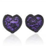 Pinch Boudoir Round Lace Tepelversiering Paars 987101564