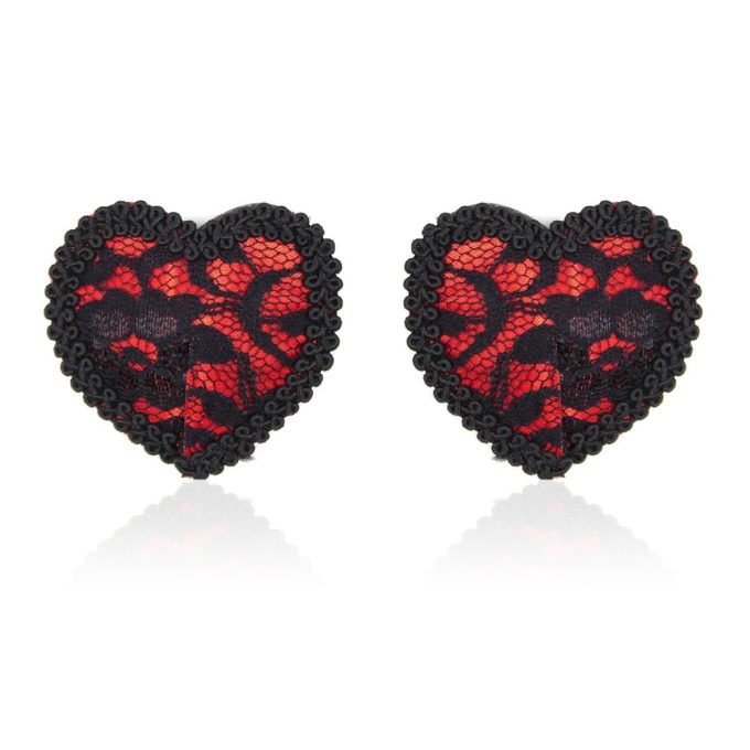 Pinch Boudoir Round Lace Tepelversiering Rood 987101563 4 Pinch Boudoir Round Lace Tepelversiering Rood 987101563 4