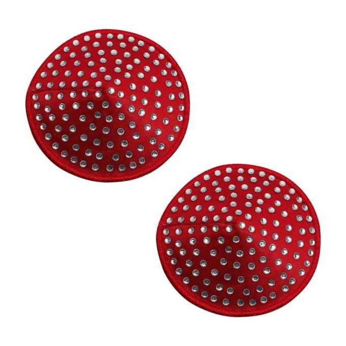 Pinch - Boudoir Round Sparkle - Tepelversiering - Rood 1 Pinch - Boudoir Round Sparkle - Tepelversiering - Rood