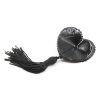 Pinch Burlesque Heart Black Ribbed Tepelkwastjes Hart Zwart 987101571 2