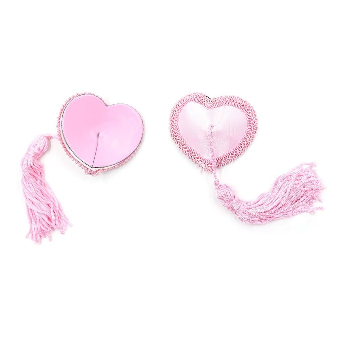 Pinch Burlesque Heart Pink Ribbed Tepelkwastjes Hart Roze 987101573 2 Pinch Burlesque Heart Pink Ribbed Tepelkwastjes Hart Roze 987101573 2