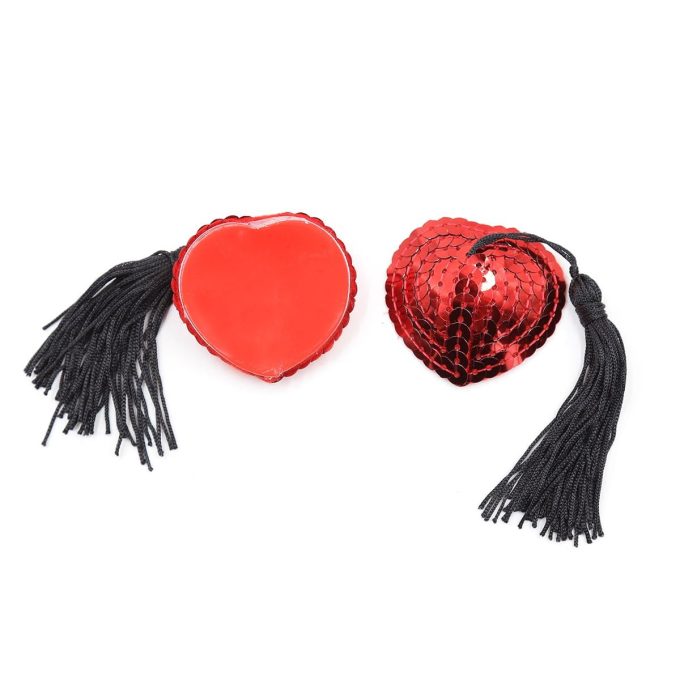 Pinch Burlesque Shining Heart RedBlack Tepelkwastjes Hart RoodZwart tepelkwast 987101396 4 Pinch Burlesque Shining Heart RedBlack Tepelkwastjes Hart RoodZwart tepelkwast 987101396 4