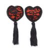 Pinch Burlesque lace Heart Red Tepelkwastjes Hart Rood 987101561