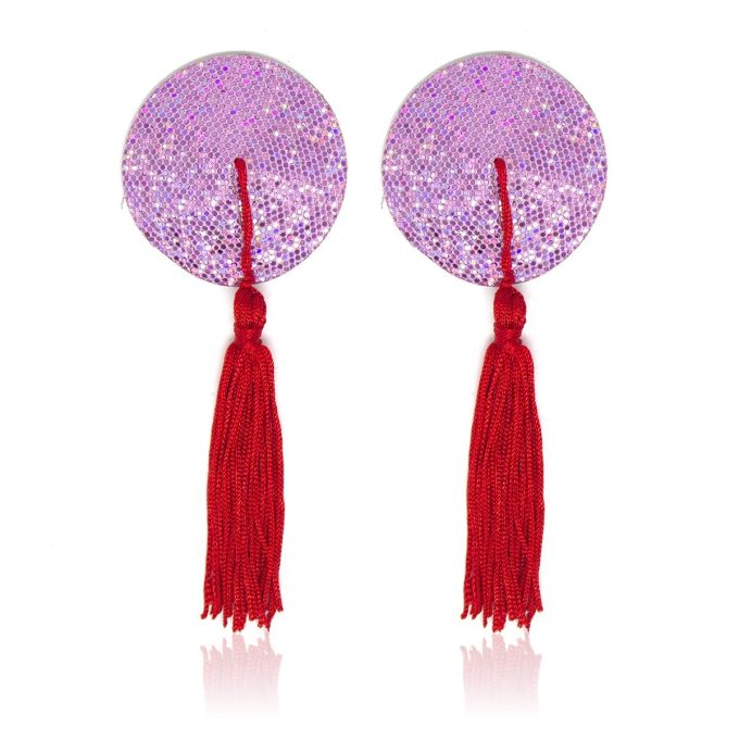 Pinch - Burlesque round diamond pink/red - Roze/Rood 1 Pinch - Burlesque round diamond pink/red - Roze/Rood