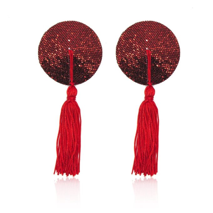 Pinch Burlesque round diamond red Ronde tepelkwastjes Rood tepelversiering tepelkwast 987101403 8 Pinch Burlesque round diamond red Ronde tepelkwastjes Rood tepelversiering tepelkwast 987101403 8
