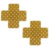 Pinch Nipple Sticker Dotted Cross Tepel Plakker Kruis Goud tepelstickers 987101477 1