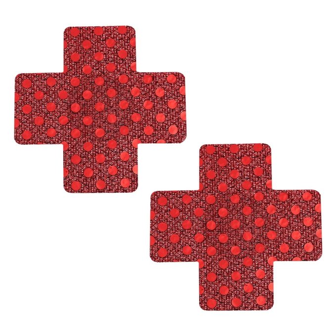 Pinch Nipple Sticker Dotted Cross Tepel Plakker Kruis Rood tepelstickers 987101476 1 Pinch Nipple Sticker Dotted Cross Tepel Plakker Kruis Rood tepelstickers 987101476 1