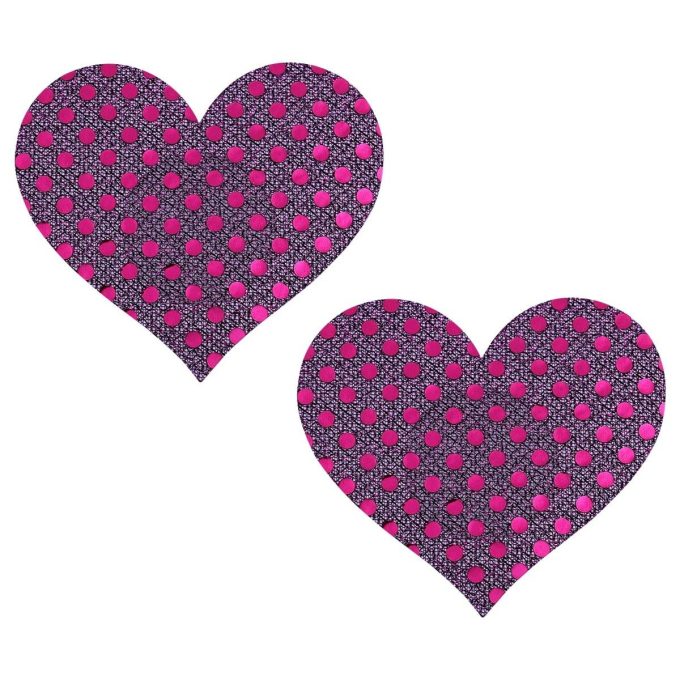 Pinch Nipple Sticker Dotted Heart Tepel Plakker Hart Paars tepelstickers 987101463 1