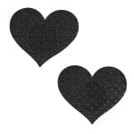 Pinch - Nipple Sticker Dotted Heart -Zwart