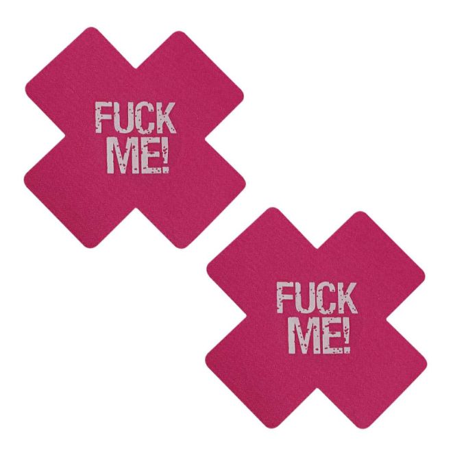 Pinch Nipple Sticker Fuck Me Tepel Plakker Pink 987101481 tepelsticker 2 1