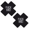 Pinch Nipple Sticker Fuck Me Tepel Plakker Zwart 987101480 tepelstickers 1