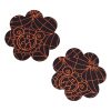Pinch Nipple Sticker Little Spider Flower Tepel Plakker Bloem GoudZwart tepelstickers 987101459 1
