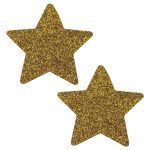 Pinch Nipple Sticker Sparkle Star Tepel Plakker Ster Goud tepelstickers 987101455 1